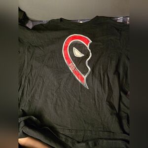 Marvel Studios 2XLT Deadpool & Wolverine Best Friends Heart Left T-Shirt